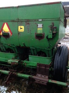 used potato planter